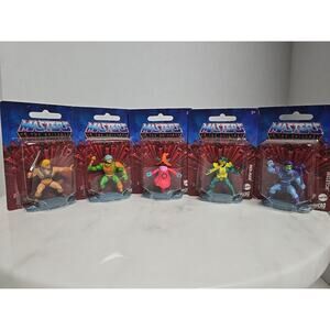 He-Man Micro Collection Complete Set of 5 Masters of the Universe by Mattel MOTU